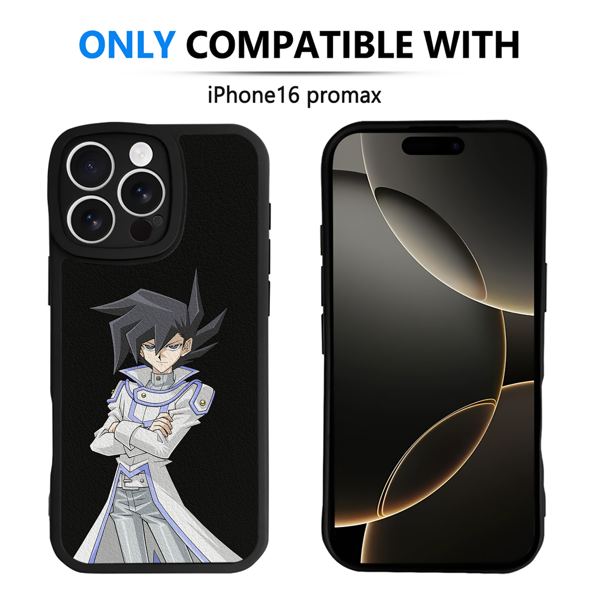 遊☆戯☆王 Yu-Gi-Oh! 【iPhone 16シリーズ対応】シリコンスマホケース（レザー調） 材質：シリコン